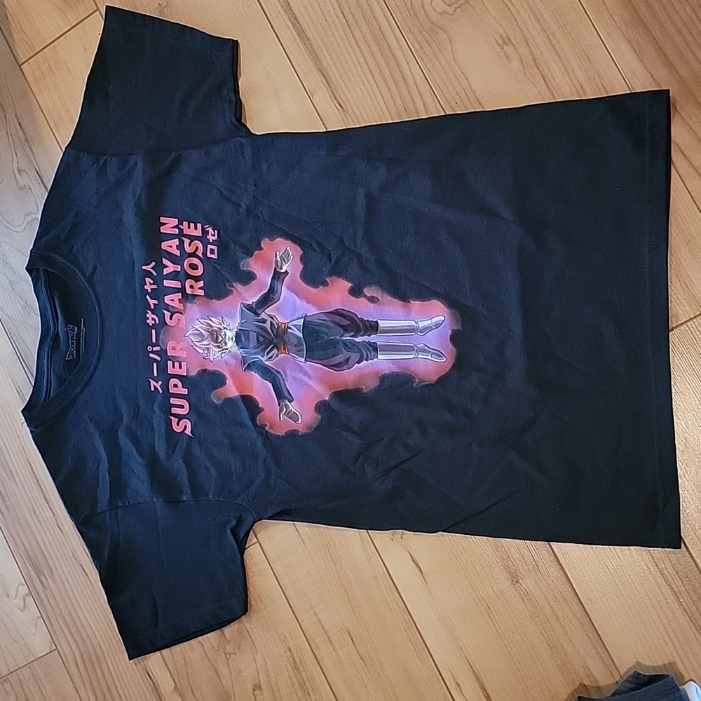 Super Saiyan Rose Short Sleeve Tee - Black/Red